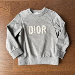 Dior Kids Gray Logo Sweatshirt